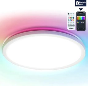 Brilagi - LED RGBW dimmelhető mennyezeti lámpa VIBE LED/24W/230V 3000-6500K fehér + távirányító
