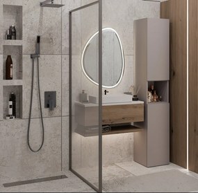 Faenza Nel I fürdőszoba szekrény, 30x31x174 cm, agyag színű