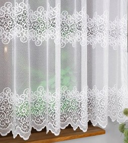 Mg Függöny jacquard lengyel 631/5 Fehér 180cm 1,7 kupon