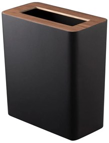 Fekete acél irodai szemetes 10 l Rin – YAMAZAKI