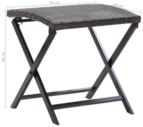 barna összecsukható polyrattan ülőke