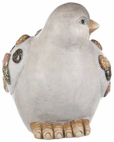 Madár virágtartó, 34 x 27 x 23 cm, MgO