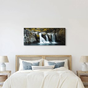 Kép - vízesés, Lushan, Kína (120x50 cm)