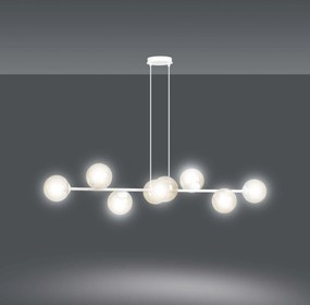Emibig modern függeszték rossi fehér borostyán emi879/8
