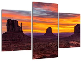 Kép - Emlékmű - völgy Arizonában (90x60 cm)