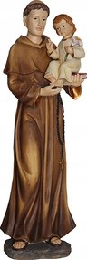 Szent Antal Padewski figura A Gyerekek/elveszett Dolgok Védőszentje 40,6cm magas