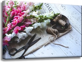 Vászonkép Vizslabotana leveleken 60x40