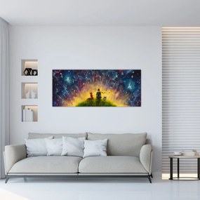 Kép - A kis herceg és a róka (120x50 cm)
