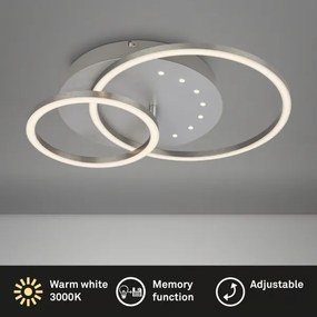 Brilo - LED dimmelhető mennyezeti lámpatest LED/26W/230V 3000K matt króm