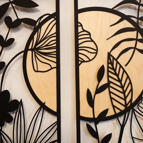 Fém fali dekoráció 29x68 cm Meadow – Wallity