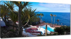 Vászonkép 115x55 Pálmafák a tengerparton