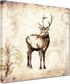 Vászonkép 30x30 Szarvas