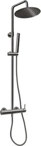 Novaservis Ferro Ciriculus zuhanyrendszer egykaros csapteleppel gun metal NP85-BCK7UGM