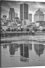 Vászonkép Építészet Felhőkarcolók Metropolisz Amerika Usa 80x120 cm