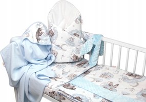 6D workshop előnyei. ada ajándékkal babának, 135x100 Állatok a felhőn, kék