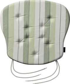 Filip székpárna 41x38 zöld csíkos
