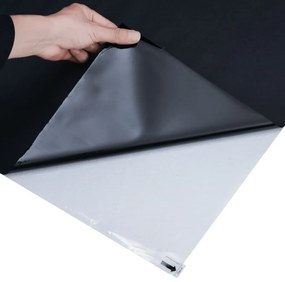 matt fekete PVC statikus ablakfólia 60 x 500 cm