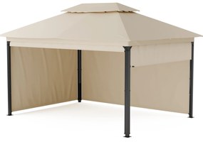 Grandezza Cortina kerti pavilon 3x4 m, időjárásálló, porfestett, oldalsó redőnyök