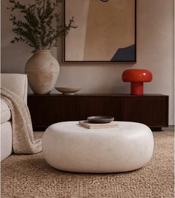 Fehér dohányzóasztal 49x65 cm Pebble – vtwonen