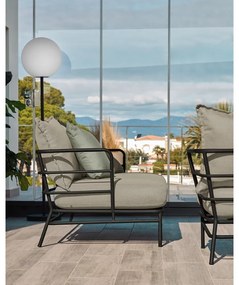 Mareluz bézs fémszerkezetű kerti fotel - Kave Home