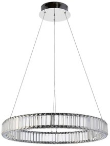 Endon 102255 - LAGUNA LED kábelre függesztett, fényerőszabályozható csillár LED/36W/230V, fényes króm