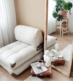 Egyzemélyes kanapéágy- Fold Teddy - Krém