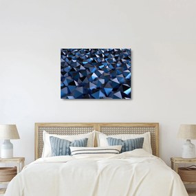 Absztrakciós kép (üvegen) (70x50 cm)