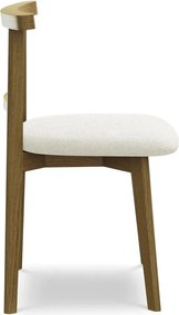 Krémszínű tömörfa étkezőszék Ohelo – Makamii