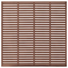 vidaXL barna WPC lamellás kerítés 180 x 180 cm