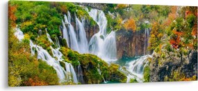Kép - Plitvicei-tavak Nemzeti Park (120x50 cm)