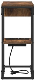 Éjjeli asztal Füstölt tölgy 41.5 x 26 x 60.5 cm Faanyag