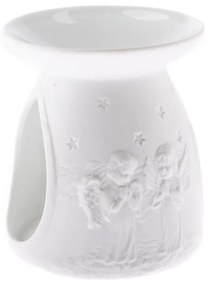 Fehér porcelán aromalámpa, 12,2 cm - Dakls