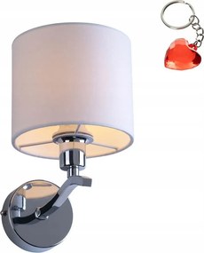 Klasszikus nappali hálószoba fali lámpa Carmen Zuma Line lámpaernyővel Ajándék