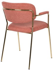 Rózsaszín étkezőszék szett 2 db-os Jolien – White Label