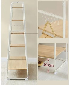 Álló fogas LINEA fehér/barna