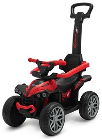 Baby Mix Mega Prime EVA futóbicikli vezetőrúddal, piros