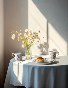 Fehér porcelán bögre 330 ml Hammershøi Summer – Kähler Design