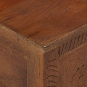tömör mangófa tárolóláda 110 x 30 x 40 cm