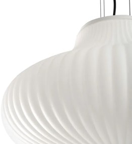 FARO 28300 - Csillár zsinóron ISABELLE 1xE27/15W/230V átm. 31 cm fehér