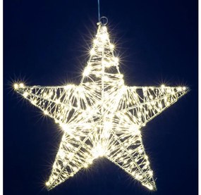 LED karácsonyi dekoráció 320xLED/230V 45 cm csillag meleg fehér