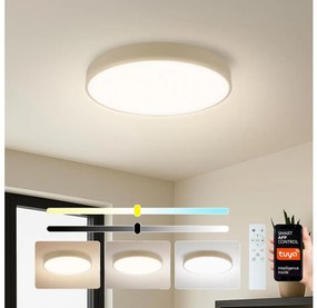 Brilagi Brilagi - LED dimmelhető lámpatest POOL SMART LED/48W/230V átm. 40 cm Wi-Fi Tuya bézs +távirányító BG2230