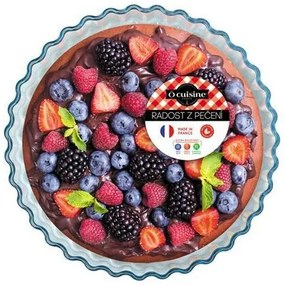 Ocusine üveg tortaforma, 27 cm átmérő