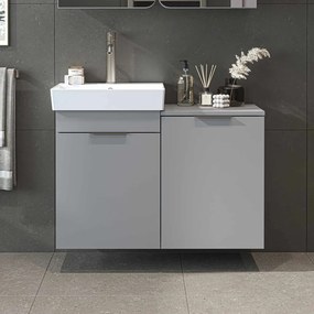 Dubai mosdószekrény, világosszürke, 92,2 cm – TR283VLN1128