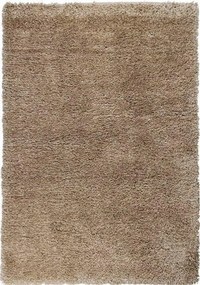 Bézs szőnyeg nappaliba,vastag shaggy szőnyeg, egyszínű minta 80x150 cm