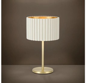 Eglo 39766 - Asztali lámpa TAMARESCO 1xE27/40W/230V fehér