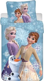 Disney Jégvarázs Olaf and the Sisters ágyneműhuzat 140×200cm, 70×90 cm