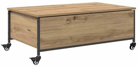 vidaXL Dohányzóasztal Artisan tölgy 91 x 55 x 32 cm Faanyag