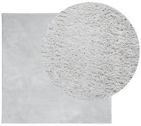 HUARTE szürke rövid szálú puha és mosható szőnyeg 200 x 200 cm