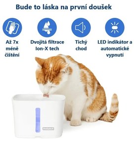 PetSafe® Viva™ 1,8 literes szökőkút