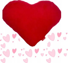 Díszpárna szív ajándék piros díszpárna 40 cm